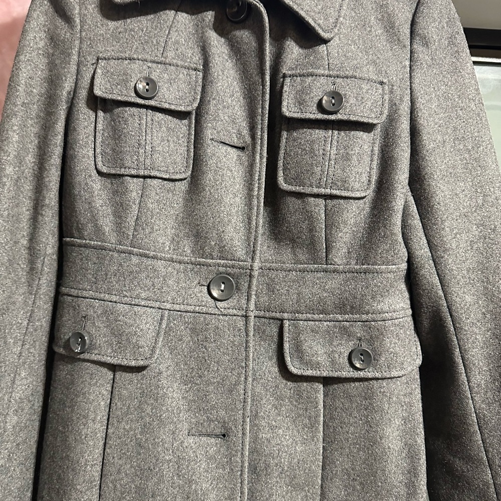 Kenneth Cole Gray Trench Coat
